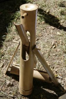 Wasserspiel - Wasserschaukel aus Bambus 