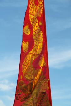 Drachenfahne, Bali-Fahne 3 und 5 m 5m