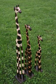 Giraffe aus Holz 100cm